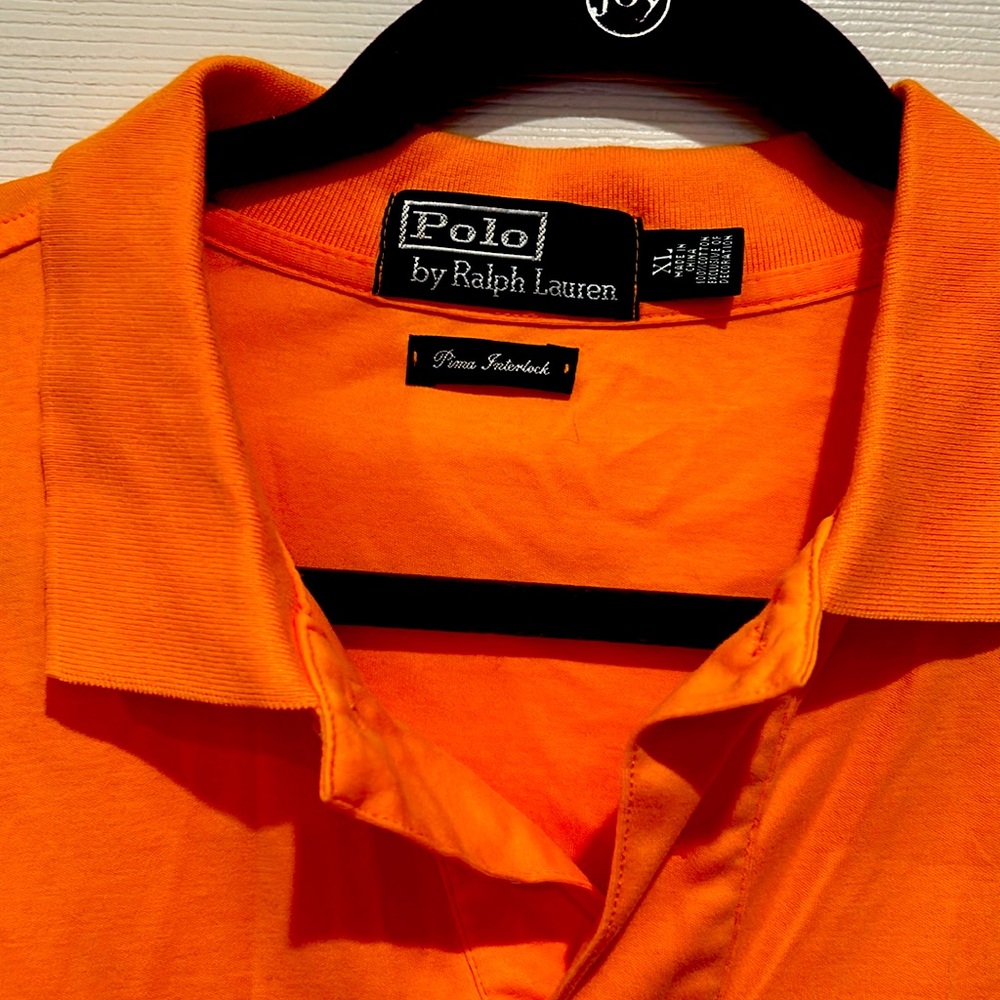 Men’s collared short sleeve Pima interlock cotton Polo Ralph Lauren Shirt